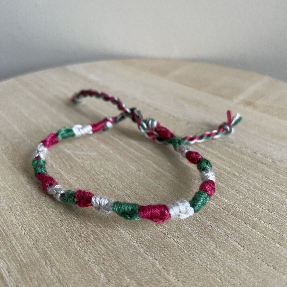Milan Bracelet, anklet, trendy, comfortable, tie, embroidery thread, woven, gift